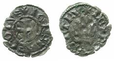 World Coins - CRUSADER STATES.GREECE.EPIRUS.John II Orsini AD 1323-1335.Bi.Denier.Struck at ARTA.