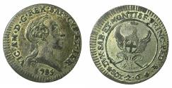 World Coins - ITALY.SAVOY.Coinage for SARDINIA.Vittorio Amadeo III 1773-1796.Billon.2.6 sold.1785. Mint of TURIN.