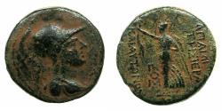 Ancient Coins - SYRIA.APAMEA.Pseudo-Automous issue.AE.Struck  38/37 BC. Athena.Nike