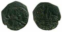World Coins - UMAYYAD CALIPHS.Abd al-Malik 65-86H ( AD 685-705).AE.Fals.Mint of HIMS.( EMESSA ).
