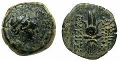 Ancient Coins - SELEUCID EMPIRE.Antiochus VII Euergetes-Sidetes 138-129 BC.AE.Mint of ANTIOCH.