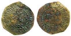 World Coins - CAPPADOCIA.KELVERI.St.Gregory Theologus church.AE (Brass ).20 Para 'Bracteate' Token 1888.