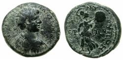 Ancient Coins - PONTUS.ZELA.Caracalla Augustus AD 198-217.AE.27.8mm. Struck AD 205/206. Single example recorded in RPC V.
