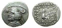 Ancient Coins - PARTHIA.Orodes II 57-38 BC.AR.Drachma.Mint of MITHRADATKART.