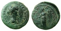 Ancient Coins - THRACE.PAUTALIA.Faustina Junior, wife of Marcus Aurelius, Augusta AD 147-175.AE.22.3mm. Reverse. Demetra.