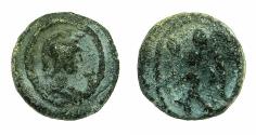 Ancient Coins - ROMAN.EGYPT.1st-3rd cent AD.Lead Tessera.Oxyrhynchos mint? Athena / Nike.
