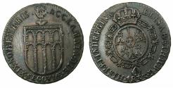 World Coins - SPAIN.Isabell II 1833-1868AE.Proclamation medal 1833.SEGOVIA.