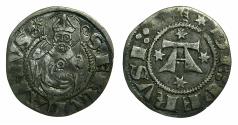 World Coins - ITALY.PERUGIA.Republic AD 1260-1506.AR.Bolognino.Stuck by decree AD 1395.