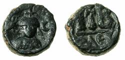 Ancient Coins - EGYPT.ALEXANDRIA.BYZANTINE OR PERSIAN occupation AE.12 Nummia.light issue.