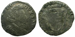 World Coins - ITALY.SAVOY.Carlo Emanuele I AD 1580-1630.AR.Fiorino 2nd Type.1630.