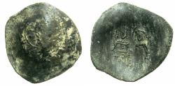 Ancient Coins - BYZANTINE EMPIRE.Alexius III Angelus-Comnenus AD 1195-1203.Billon.Aspron Trachy.Mint of Constantinople.