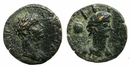 Ancient Coins - TROAS.ALEXANDRIA.Gallienus AD 253-268.AE.23.6mm. Tyche.