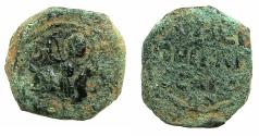 World Coins - CRUSADER STATES.ANTIOCH.Roger of Salerno AD 1112-1119.AE.Follis. 3rd Type. Saint George.