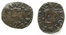 World Coins - ITALY.TUSCANY.LUCCA.Republic AD 1369-1799.AE.Quattrino.1601.Stuck in the name of H.R.E. Otto