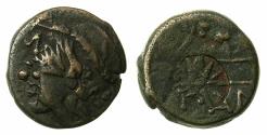 Ancient Coins - BLACK SEA.PANTIKAPAION.Circa 3rd Cent BC.AE.19.9mm