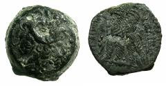 Ancient Coins - PTOLEMAIC EMPIRE.EGYPT.ALEXANDRIA.Ptolemy VI 2nd joint reign with Ptolemy VIII 170-164/3 BC.AE. 17.1mm