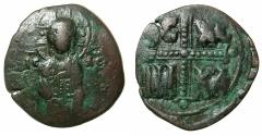 Ancient Coins - BYZANTINE EMPIRE.Anonymous Follis.class C.Mint of CONSTANTINOPLE. Christ Antiphonetes