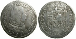 World Coins - ITALY.FLORENCE.Nicolas Francois of Lorraine-Veudermont, Duke of Lorraine  AD 1634-1637.AR.Testone 1634.