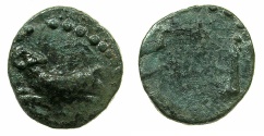 Ancient Coins - EGYPT.Pharonic.Nektanebo II 361/60 - 343 BC.AE.Tetaremorion? Mint of MEMPHIS?