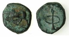 Ancient Coins - PHLIASIA.PHLIASIA.Circa 400-350 BC.AE.Chalkous.
