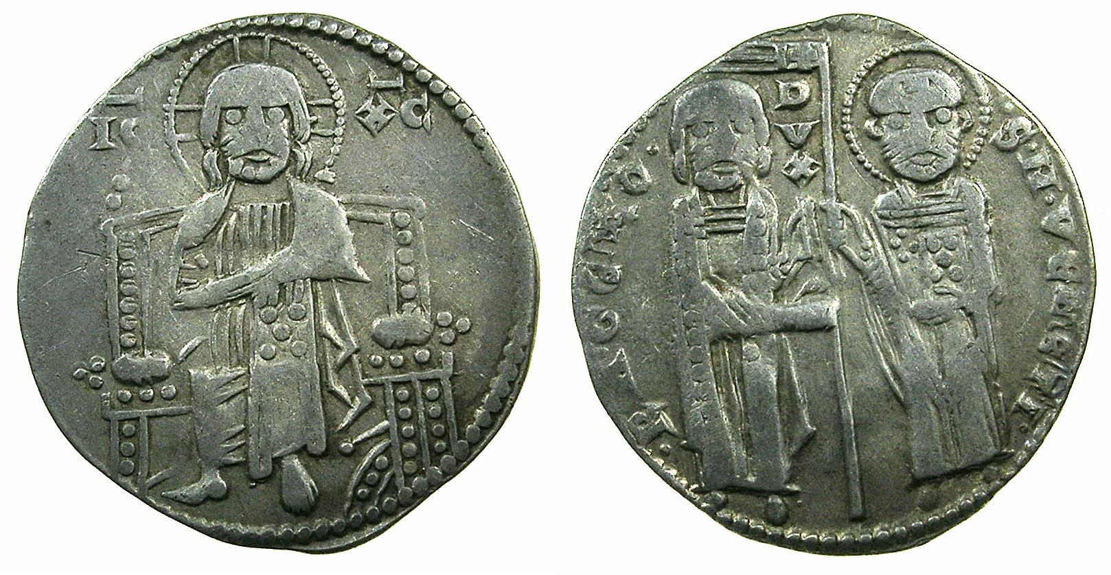 VENICE.Ranieri Zeno 1253-1268.AR.Grosso. | Medieval Coins
