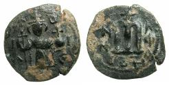 Ancient Coins - PSEUDO-BYZANTINE.7th Cent AD.AE.Follis, after Constans II ( AD 641-668 ). AE.Follis ( Fals ).