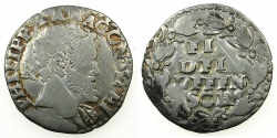 World Coins - ITALY.Kingdom of Naples and Sicily.Philip II 1554-1598, 2nd period King of Spain and Naples-Sicily 1556-1598.AR. Carlino N.D.Mint of NAPLES