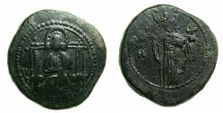 World Coins - SICILY.Roger II Count of Calabria and Sicily, Duke of Apulia AD 1127-1130.AE.Follaro. Struck at Messina or Palermo.