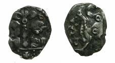 World Coins - AUSTRIA.KOSTANJEVICA ( now SLOVENIA). Bernhard von Karnten AD 1200-1256.AR.Dinar ( Pfenning ).