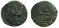 World Coins - ARMENIA.Hetoum II AD 1289-93,1295-96 and 1301-06.AE.Kardez.Mint of Sis. Facing bust.