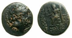 Ancient Coins - SYRIA.Seleucus and Pieria.Antioch.Semi-Autonomous issue.AE.21.1mm.Seleucid era date 237 = 76/75 BC