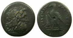 Ancient Coins - PTOLEMAIC EMPIRE.PHOENICIA:TYRE.Ptolemy II Philadelphus 285-246 BC.AE.Diobol
