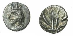 Ancient Coins - PERSIS.Uncertain King II.late 1st cent AD.AR.Obol.