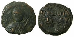 World Coins - CRUSADER STATES.Principality of ANTIOCH.Tancred AD 1104-1112.AE.Follis.1st type, large flan.