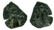 Ancient Coins - PSEUDO-BYZANTINE.7th Cent AD.AE.Follis, after Constans II ( AD 641-668 ). 