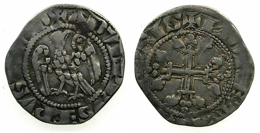 BELGIUM.LIEGE. Adolphe de la Marck AD 13131344.AR. Double esterlin a l