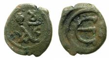 Ancient Coins - BYZANTINE EMPIRE.Justin II AD 565-578.AE.Pentanummium, officina B.Mint of CONSTANTINOPLE.