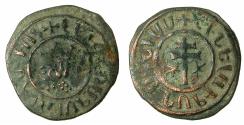 World Coins - ARMENIA, Cilician kingdom. Levon I 1198-1219.AE.Tank.Mint of SIS.