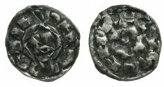 World Coins - CRUSADER.1st crusade:preferred coinage.TUSCANY.LUCCA.12th cent.AD.Bi.Denier.Rough style