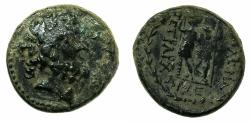 Ancient Coins - COELESYRIA.CHALCIS.Ptolemaios, Son of Mennaios Circa 85-40 BC.AE.18.9mm.