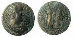 Ancient Coins - PHRYGIA.HIERAPOLIS in alliance with SARDIS.Valerian Senior and Gallienus AD 253-260.AE.30.3mm.