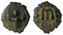 Ancient Coins - BYZANTINE EMPIRE.Constans II AD 641-668.AE.Follis.Struck AD 642/3.Mint of CONSTANTINOPLE.