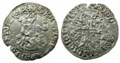 World Coins - ITALY.Kingdom of Naples.Robert 'The Wise' of Anjou AD 1309-1343.AR.Gigliato.Pothumus issue, uncertain ruler or mint.