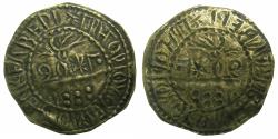 World Coins - CAPPADOCIA.KELVERI.St.Gregory Theologus church.AE.20 Para 'Bracteate' Token 1888.