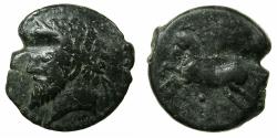Ancient Coins - NUMIDIA.Massinissa or Micipsa circa 203-148-118 BC.AE.