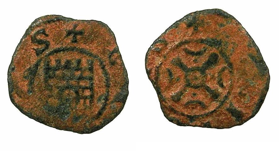 CRUSADER STATES. TRIPOLI.Raymond III circa 1173/41187.AE.Fraction.Type 1B