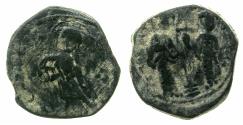 Ancient Coins - BYZANTINE EMPIRE.Constantine X and Eudocia AD 1059-1067.AE.Follis. Mint of CONSTANTINOPLE.