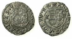 World Coins - HUNGARY.Matthias II H.R.E AD 1612-1619.AR.Denar.1619.Mint of KREMNITZ.