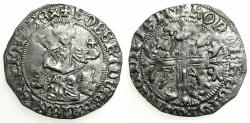 World Coins - ITALY.Kingdom of Naples.Robert 'The Wise' of Anjou AD 1309-1343.AR.Gigliato. Possibly posthumous issue, uncertain mint.