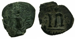 Ancient Coins - PSEUDO-BYZANTINE.7th Cent AD.AE.Follis, after Constans II ( AD 641-668 ).
